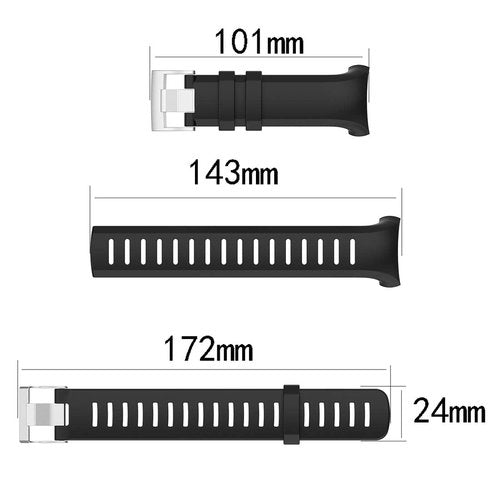 Disscool Replacement Bands for Suunto D6 Dive/D6i NOVO/D6i Zulu,Soft Silicone Strap for Suunto D6 Dive/D6i NOVO/D6i Zulu