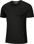 MAGCOMSEN Men's UPF 50+ Quick-Dry Athletic T-Shirt - Ideal for Running, Swimming & Workouts