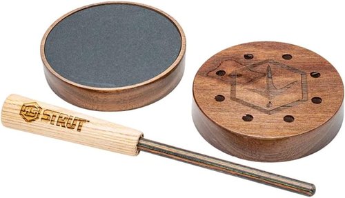 Hunters Specialties HS Strut Turkey Pot Call - American Kiln-Dried Walnut Wood Design