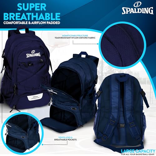 Basketball Backpack with Shoe & Ball Compartments - Large Sports Bag for Athletes