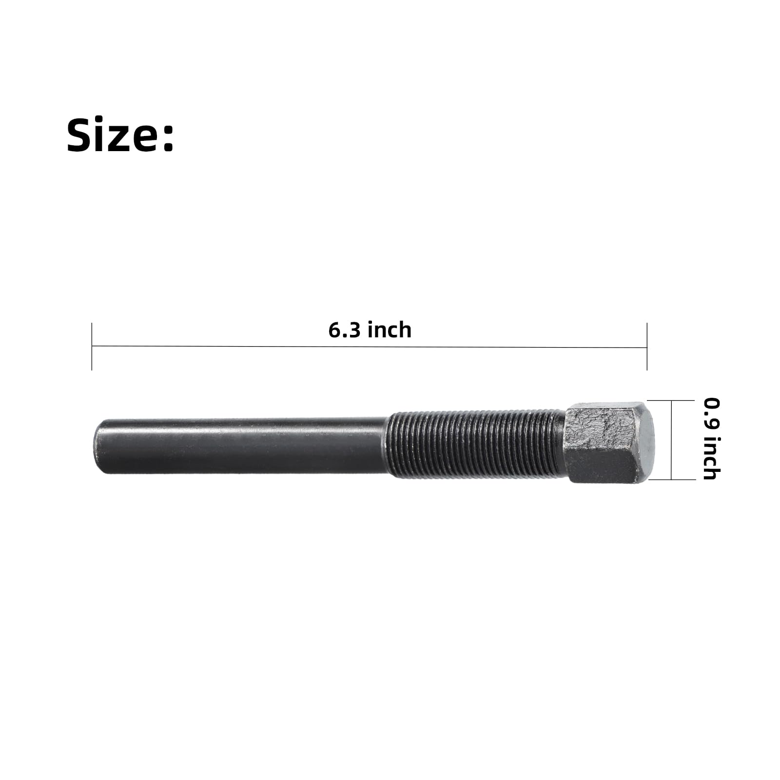 Roykaw Golf Cart Drive Clutch Puller Bolt Removal Tool Compatible with EZGO 2 Cycle (1971-1993) and 4 Cycle (1994-up) Gas Vehicles, OEM# 19779G1, 19779-G1, N5544