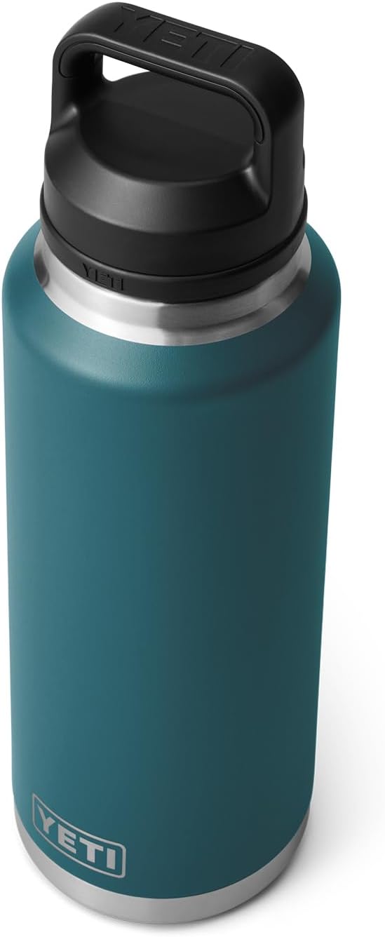 YETI Rambler 46 oz Bottle - Leakproof Vacuum Insulated Stainless Steel with Chug Cap | Agave Teal