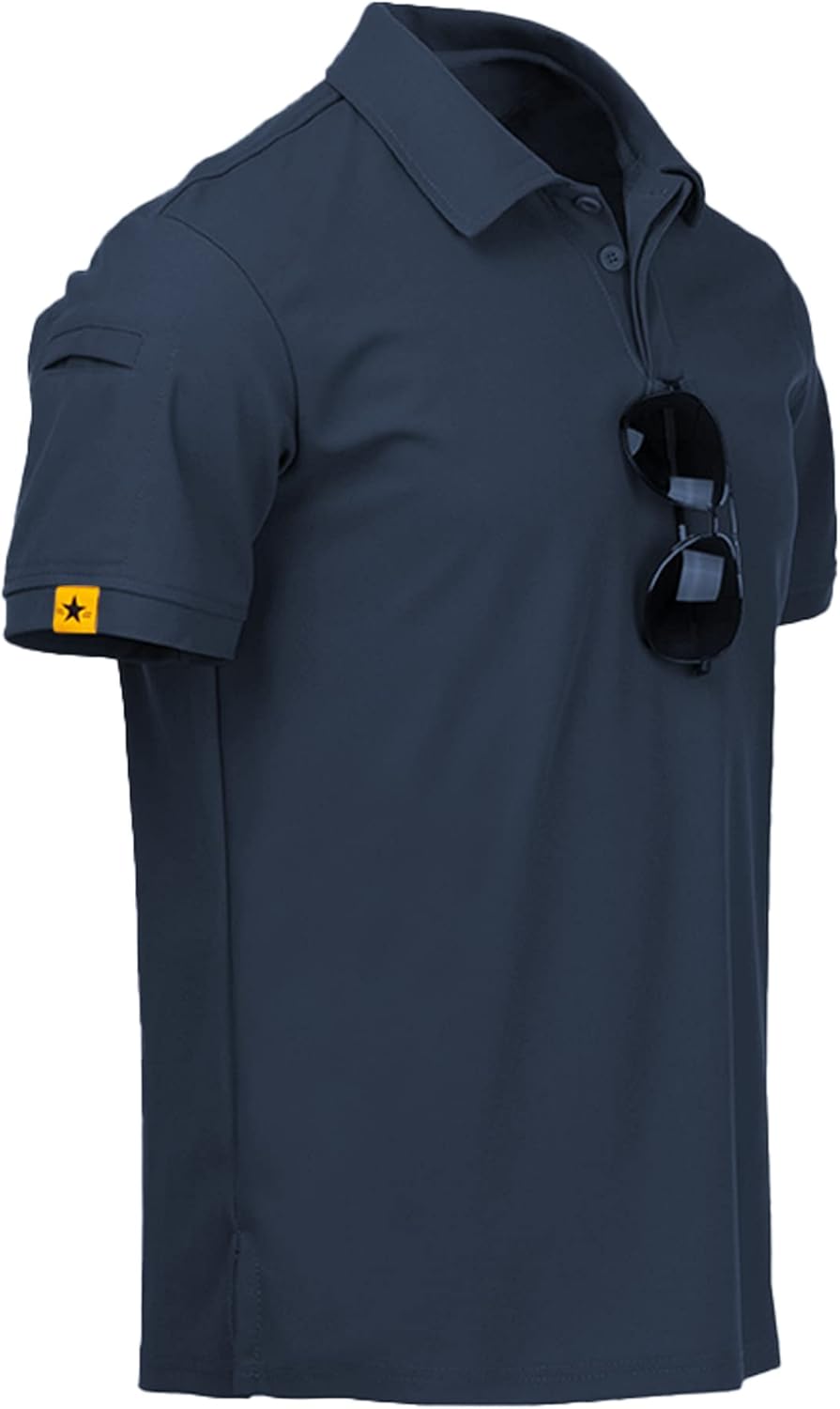 ZITY Men's Polo Shirt - Short Sleeve Tactical Golf T-Shirt | Stylish Casual Collared Design