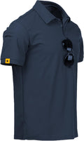 ZITY Men's Polo Shirt - Short Sleeve Tactical Golf T-Shirt | Stylish Casual Athletic Wear