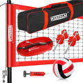 32FT Portable Volleyball Net Set with Anti-Sag Winch - Outdoor Play Equipment