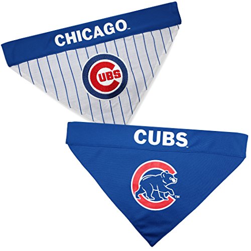 Pets First MLB Chicago Cubs Reversible Pet Bandana Large/X-Large - Team Logo