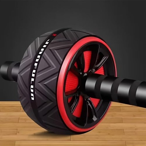 Ab Roller Wheel - Core & Chest Muscle Training Wheel, Abs Workout Equipment, Fitness Equipment for Home Gym, Wider Ab Machine with Knee Pad Accessories (Black)