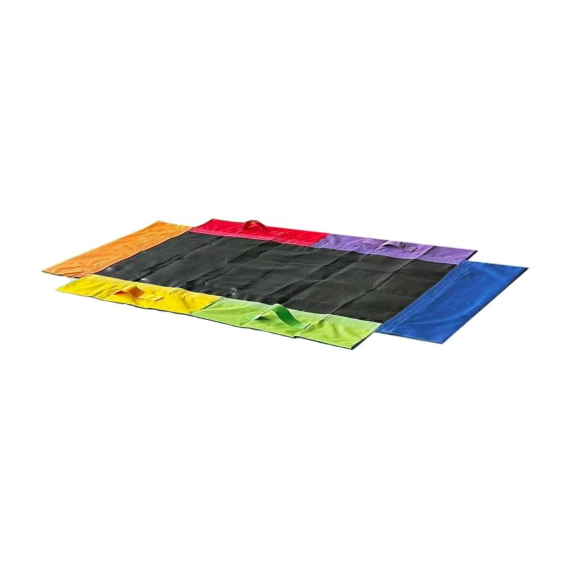Colorful 60 Inch Platform Swing Replacement Fabric Cover - 700 lb Capacity with Handles (Variation: Colorful+60 inch)