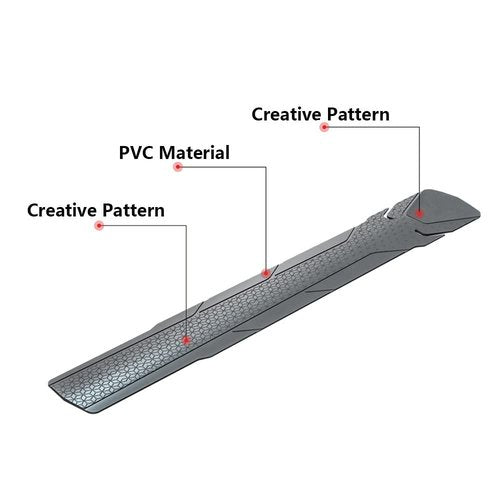 KACEPAR Bicycle Frame Guard, Mountain Bike Down Tube Frame Protector, for Protecting the Bike from Collision & Scratch - Black
