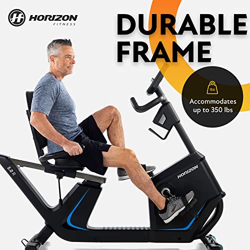 Recumbent Exercise Bike with Bluetooth & Comfort Seat - 350lb Capacity