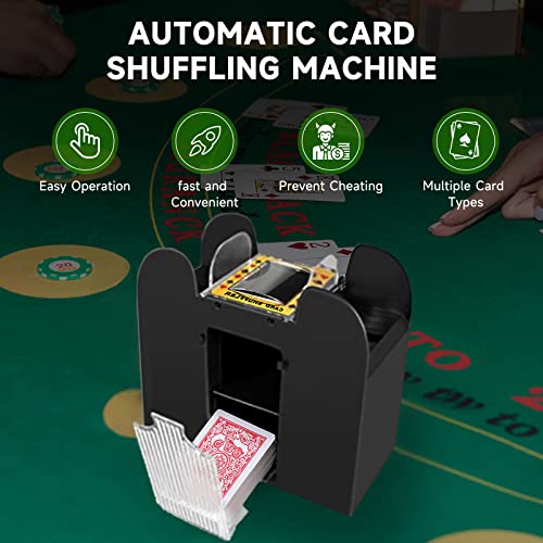 Automatic Card Shuffler for 1-6 Decks Battery Operated Casino Poker UNO