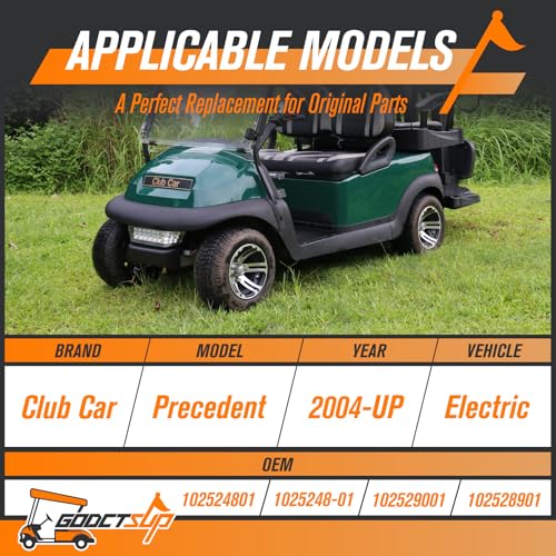 Golf Cart LED Headlight and Taillights Kit for Club Car Precedent 2004-Up, 12V Light Set