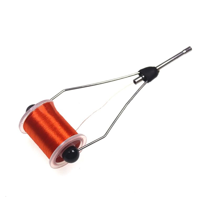 Fly Tying Bobbin Holder Set — 5 Pieces Bi-Ceramic Tip Spool Threaders 4.3in