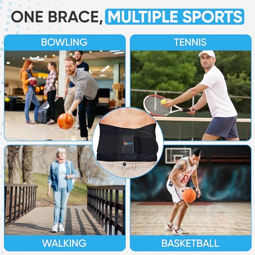 Golf Huggy Back Brace - Lower Back Support, Breathable, Medium Fit - Discreet Under Clothes