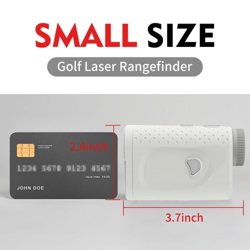 AquilaPro N1 Golf Rangefinder with Slope, 1000 Yards, Rangefinder Golf, 0.5 Yard Accuracy, 7X Magnification, Flag Lock Vibration, Rechargeable Golf Range Finder