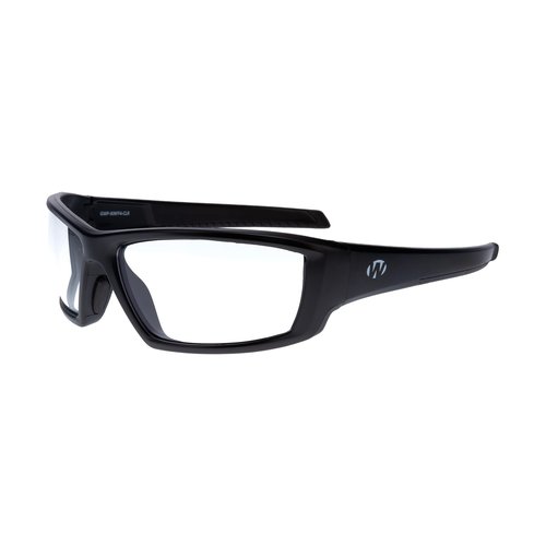 Walker's IKON Vector Full Frame Shooting Glasses | Impact-Resistant Non-Slip Frame Hunting Shooting Eyesight Protection Glasses, Microfiber Lens Cloth & Carry Case Included, Smoke