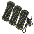 Reflective Tree Stand Safety Rope - 30FT Hunting Lifeline with 3 Pieces