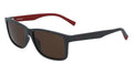 Salvatore Ferragamo Sunglasses Square Full Rim, Dark Green/Beige Frame and Green Grey Lens SF938S338