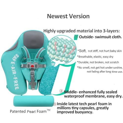 Baby Pool Float with Canopy and Tail - Dinosaur Green Cloth Variation