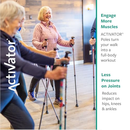 Adjustable Walking Poles for Balance & Rehabilitation – Collapsible Nordic Support Sticks