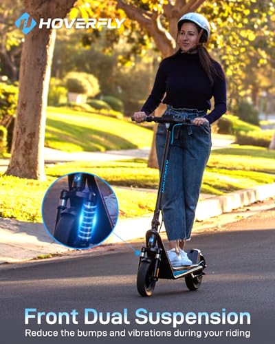 Electric Scooter for Adults 10-Inch Tire 25 Mile Range 15.5/20 MPH 500W