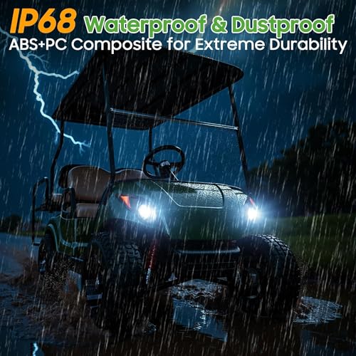Yamaha G29 Drive Golf Cart Headlight Kit 2007-2016 12V Replacement LED Lights