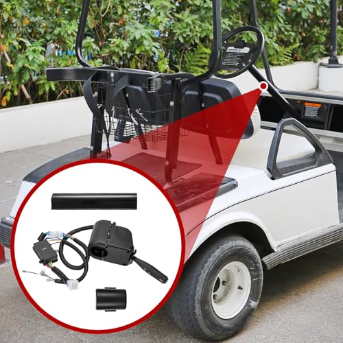 vvavv Black LED Golf Cart Light Kit for EZGO TXT 1996-2013 - Upgrade