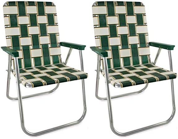 Lawn Chair USA Charleston Classic 2-Pack Outdoor Folding Camping Chairs