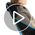 High-Back Camping Chair - Packable Portable Outdoor Seat for Backpacking & Hiking - Black