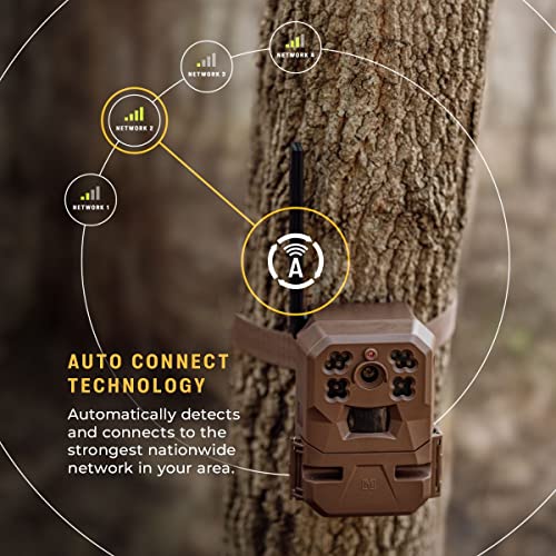 Moultrie Edge Cellular Trail Camera 33MP 2-Pack | Wireless Hunting Camera with Built-In Memory