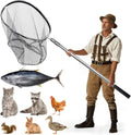 Telescoping Fishing Net with 20-Inch Deep Mesh and Aluminum Handle