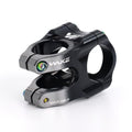 CYSKY 31.8 Stem 35mm 0 Degree MTB Short Stem Mountain Bike Stem Handlebar Riser 1-1/8 for Most Bicycle, Road Bike, MTB, Downhill, BMX, Cycling (Black & Titanium)
