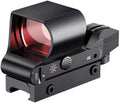 Red Dot Sight - Skiennix Reflex Sight with 4 Adjustable Reticles for 20mm Picatinny Rail