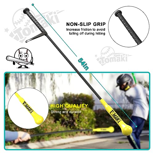 Baseball Swing Trainer - Hitting Stick Batting Practice Equipment 54" - One-on-One Coaching Tool