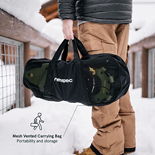 Lightweight Snowshoes for Adults with Double Ratchet Bindings - Ice Cap 21"