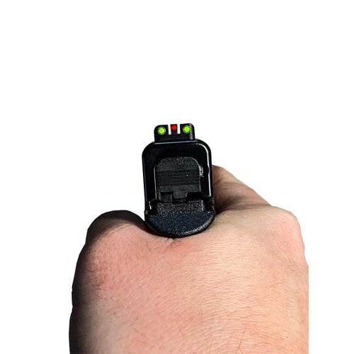 G42/43 Fiber Optic Sight Red Front & Green Rear Sight for Glock 42,43,43X,48,Incompatible MOS Models