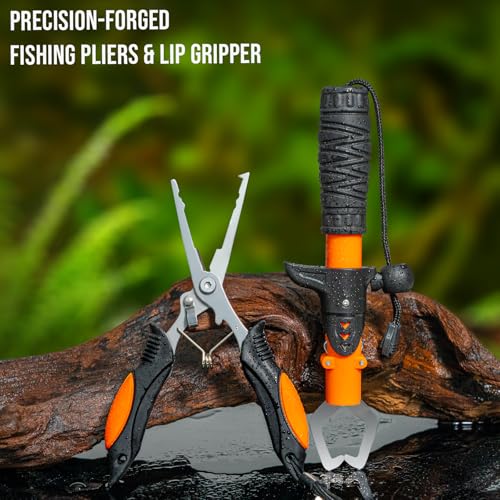 THKFISH 1.8M Telescopic Fishing Rod & Reel Combo with Backpack & Tools Set
