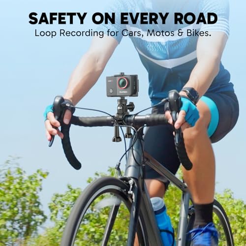 AKASO EK7000 Pro 4K Action Camera with Touch Screen Waterproof Floating Grip Bundle