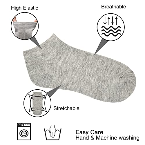 Toddler Socks 15 Pairs for Kids Boys Low Cut Ankle Socks 1-13 Years - Black, Grey, White, Variation of THIS listing