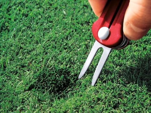Victorinox Swiss Army Golf Multi-Tool with 10 Functions - Red