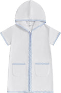 Nituyy Toddler Girls Boys Swim Cover Up Terry Cloth Swimsuit Coverup Wraps Zipper Bathing Suit Pool Beach Poncho Cover-Ups