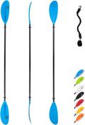 OCEANBROAD Kayak Paddle - Lightweight Alloy Shaft | 86in, 90.5in, 95in Sizes with Paddle Leash
