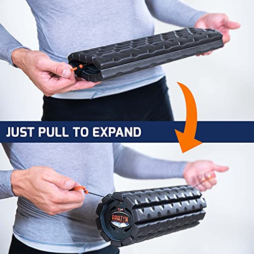 Brazyn Morph Foam Roller - Midnight Deep Tissue Travel Massage & Muscle Recovery