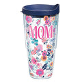 24oz Double Walled Floral Insulated Tumbler Cup - Keeps Drinks Hot & Cold - Made in USA - Mom Variation
