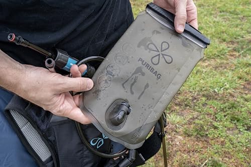 2L Hydration Bladder with Filter for Backpacking & Hiking