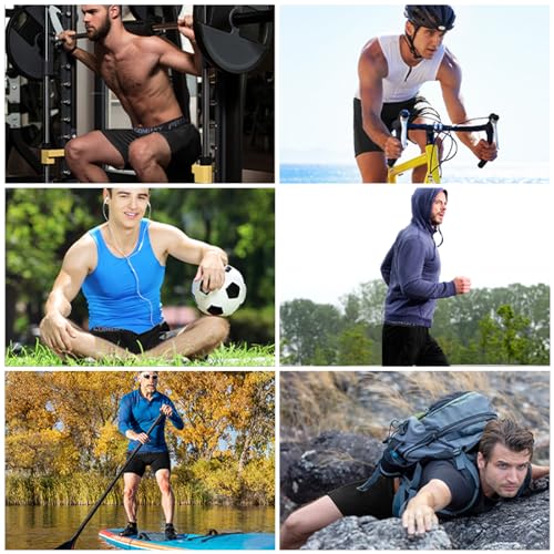 Men's Compression Shorts Sports Running Tights Large Black - Athletic Workout