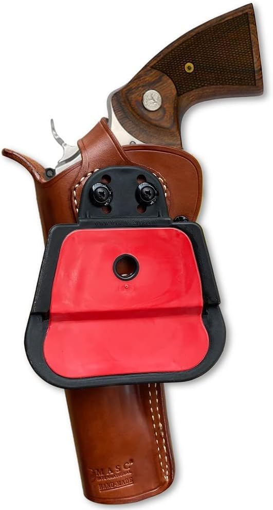 MASC Leather Revolver Holster for Python .357 Magnum 5-inch, Right Hand