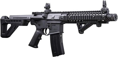 DPMS Full Auto BB Air Gun - CO2-Powered with Dual Action Capability for Enhanced Shooting Experience