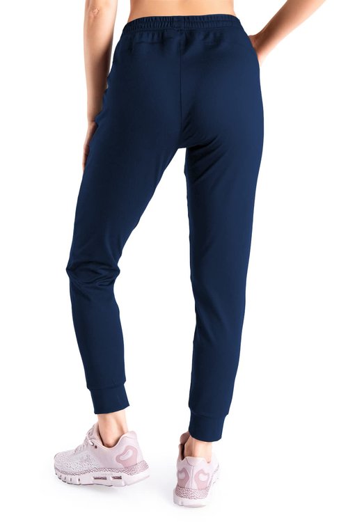 Yogipace Petite Women's Lightweight Anti-Shrink Active Joggers Lounge Sweatpants Yoga Jogger Pants,25",Dark Blue,Size XL