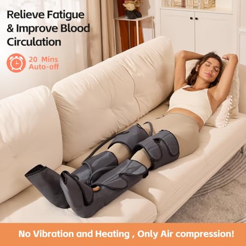 Leg Compression Massager for Circulation & Pain Relief - SHINE WELL